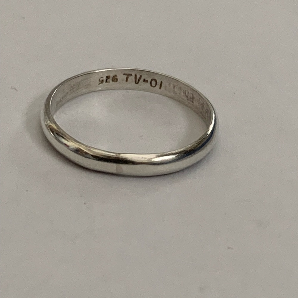 New vintage Silver Band 925 Ring